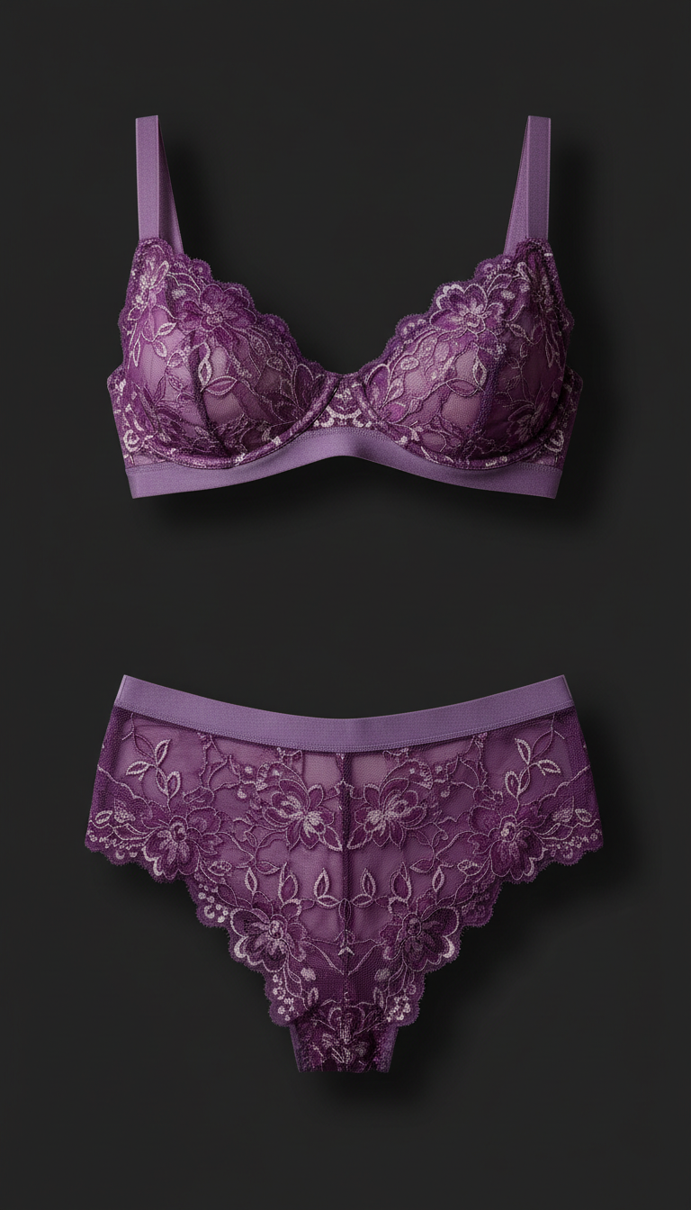 Lace Cutout Lingerie Set