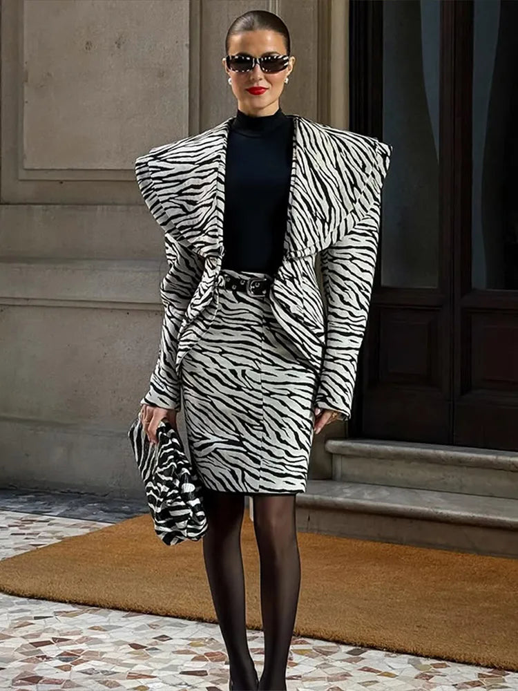Jacket & Skirt Set