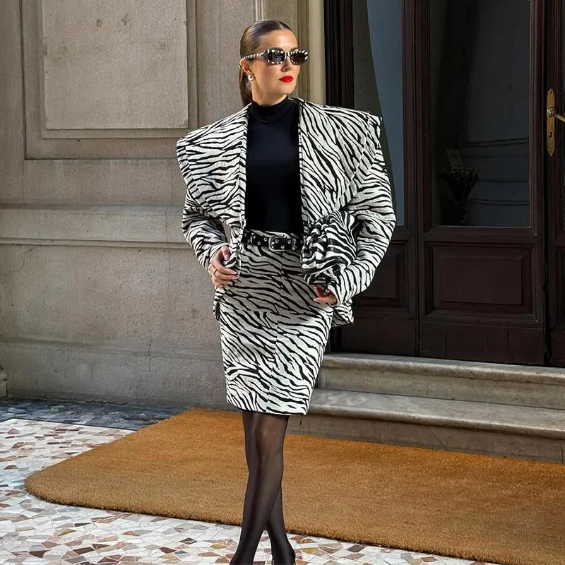Jacket & Skirt Set