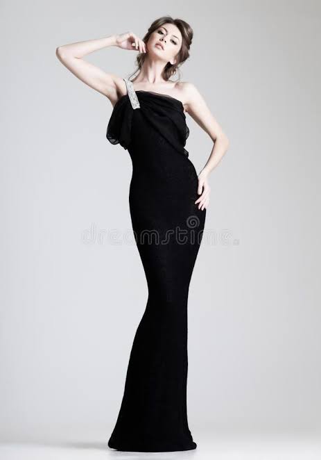 SERENADE ONE-SHOULDER SILK MAXI GOWN BLACK